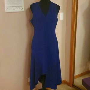 Vince Camuto asymmetrical Royal Blue dress